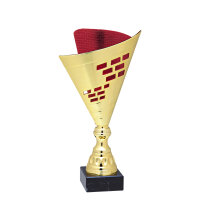 Pokal Colin, gold/rot