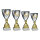 Pokal Klondike, gold/silber, 4 Größen, mit Logo oder Sportmotiv