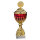 Pokal Erika, gold/rot, mit Logo oder Sportmotiv