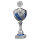 Pokal Daydream, silber/blau, 12 Größen, mit Logo oder Sportmotiv, 28-50 cm