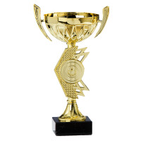 Pokal Kassia, gold, mit Logo oder Sportmotiv