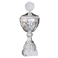 Pokal Fabienne, silber, mit Logo oder Sportmotiv