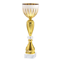 Pokal Sanja, gold/weiß