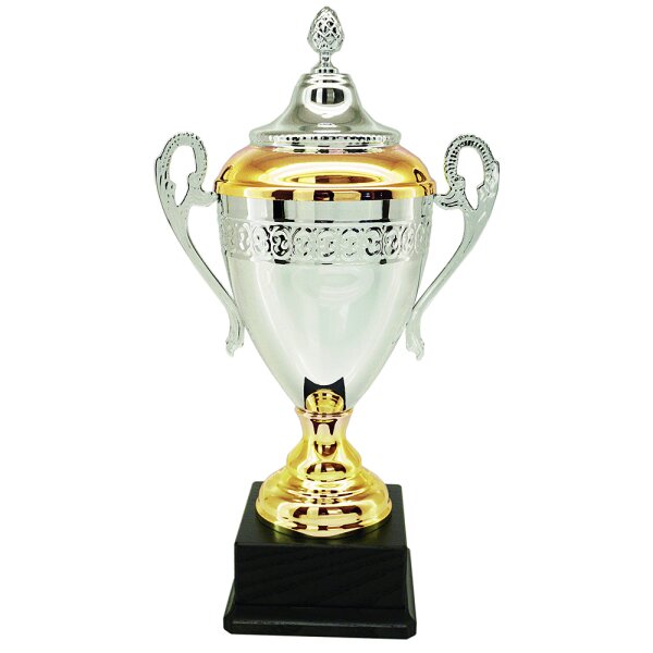 Edel-Henkelpokal Princess, silber/gold, 5 Größen, 35-50 cm