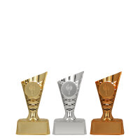 Pokal Mini, gold/silber/bronze, mit Logo oder Sportmotiv