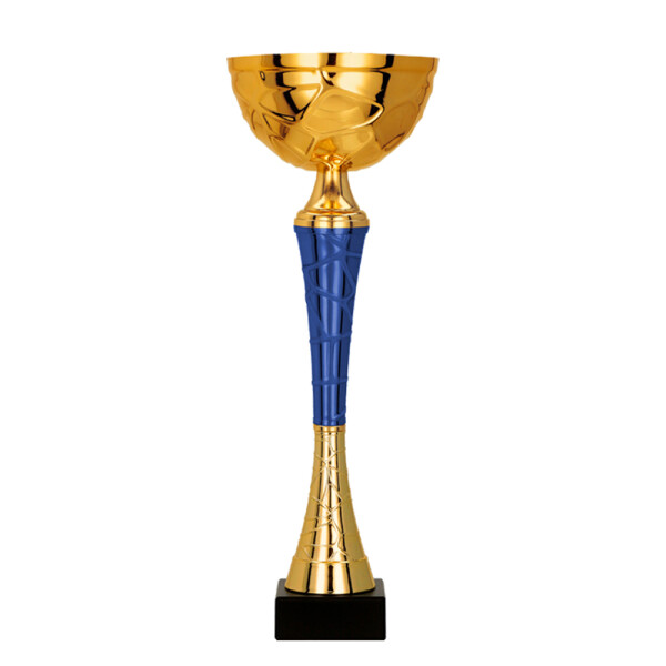 Pokal Felix, gold/blau