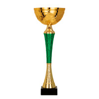 Pokal Felix, gold/grün