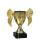 Pokal Wing-Cup, gold, mit Logo oder Sportmotiv