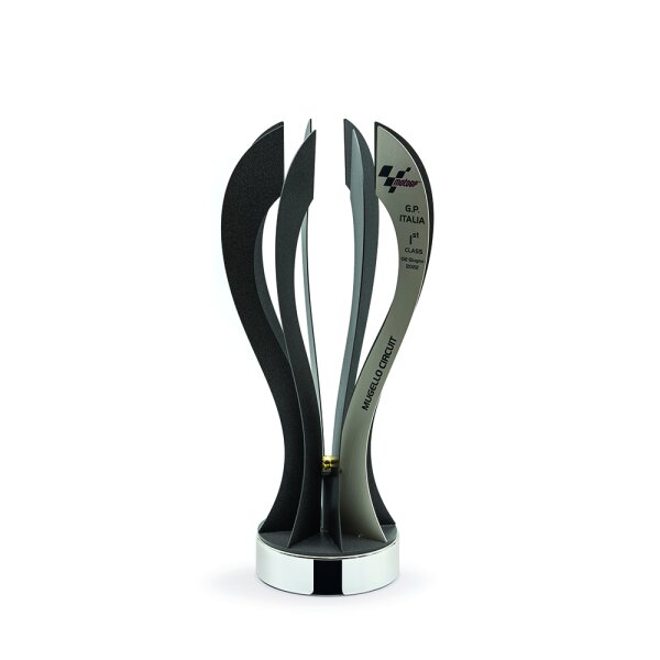 Edelpokal Polaris, silber/schwarz, 3 Größen, 36-46 cm