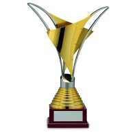 Edelpokal Lilla , silber/gold, 66 cm