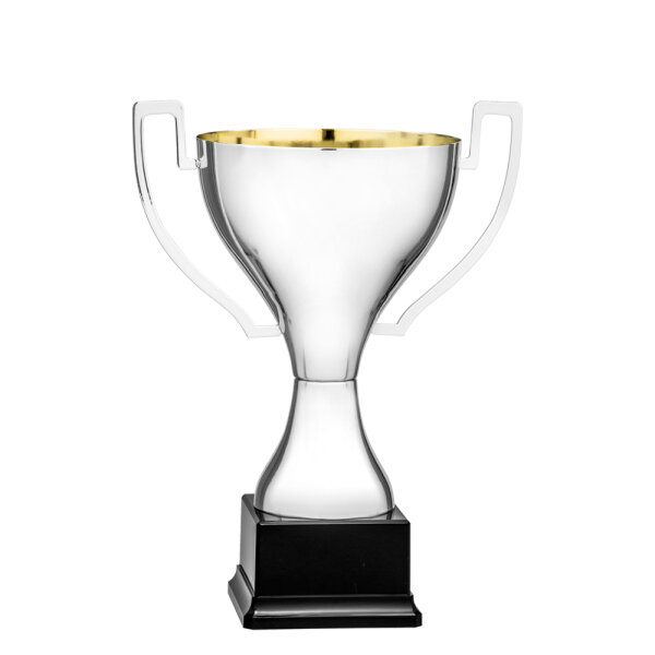 Pokal Ylva, silber/gold, 5 Größen, 21-35 cm