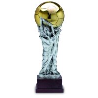 Edelpokal Morgan, silber/gold, 75 cm