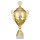 Pokal Optima, gold, mit Logo oder Sportmotiv