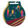 Medaille inkl. färbigem Druck "Leichtathletik", DM 50 mm