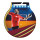 Medaille inkl. färbigem Druck "Handball", DM 50 mm