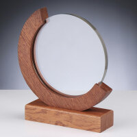 Holz-Glas-Pokal Wooden Dark Circle