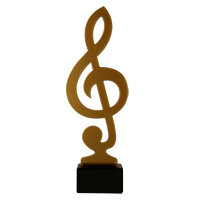 Standtrophäe Metal Music, 21 cm