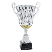 Pokal Mikki, silber/gold, 34 cm