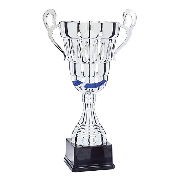 Pokal Moonlight, silber/blau, 4 Größen, 35-51 cm