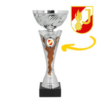 Feuerwehrjugend-Pokal Edda, silber/bronze, 8...