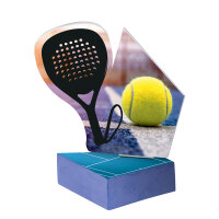 Färbige Metall-Trophäe für Padel-Tennis
