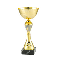 Pokal Adela, gold/silber, 34 cm