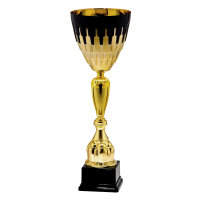Pokal Patrick, gold/schwarz, 46 cm
