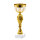 Pokal Denise, gold/weiß, 4 Größen, mit Logo oder Sportmotiv, 26-38 cm