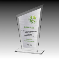 Glasaward Geo inkl. Druck für Ehrungen, 3...