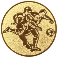 Fußball Kinder, DM 50 mm, Standardemblem, gold