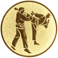 Karate, DM 50 mm, Standardemblem, gold
