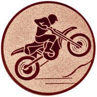 Motocross, DM 50 mm, Standardemblem, bronze