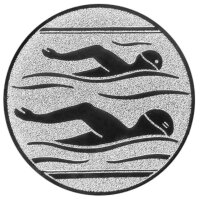 Schwimmen, DM 50 mm, Standardemblem, silber