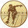 Kegeln Herren, DM 25 mm, Standardemblem, gold
