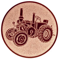 Oldtimer Traktor, DM 25 mm, Standardemblem, bronze