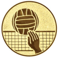 Volleyball, DM 25 mm, Standardemblem, gold