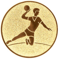 Handball Herren, DM 50 mm, Standardemblem, gold