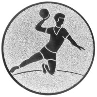 Handball Herren, DM 50 mm, Standardemblem, silber