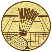 Badminton, DM 50 mm, Standardemblem, gold