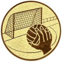 Handball, DM 25 mm, Standardemblem, gold