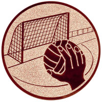 Handball, DM 25 mm, Standardemblem, bronze