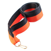 Band schwarz-orange, Breite 22 mm